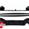 Prednji splitter & nastavci pragova & difuzor zraka M-Performance dizajn (piano crna) / BMW serije 1 F20 F21 LCI (2015-2019)