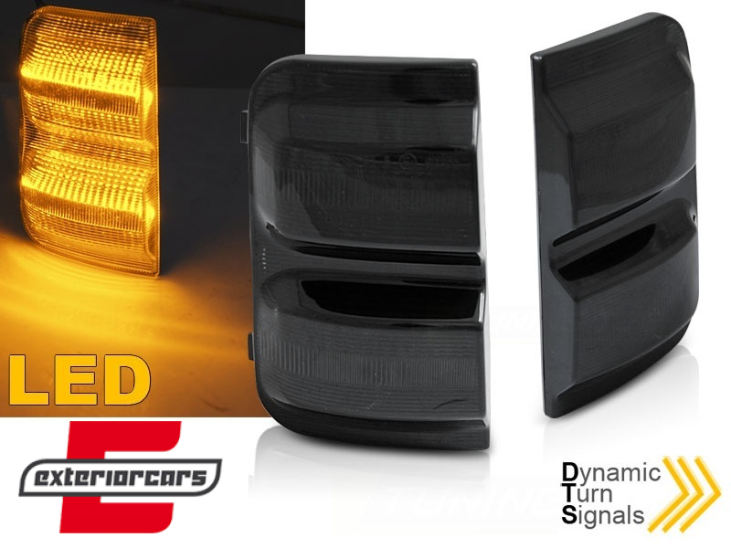 Žmigavci u retrovizoru LED SEQ (smoke) / FIAT Ducato (2006-2018) PEUGEOT Boxer (2006-2018) CITROEN Jumper (2006-2018)