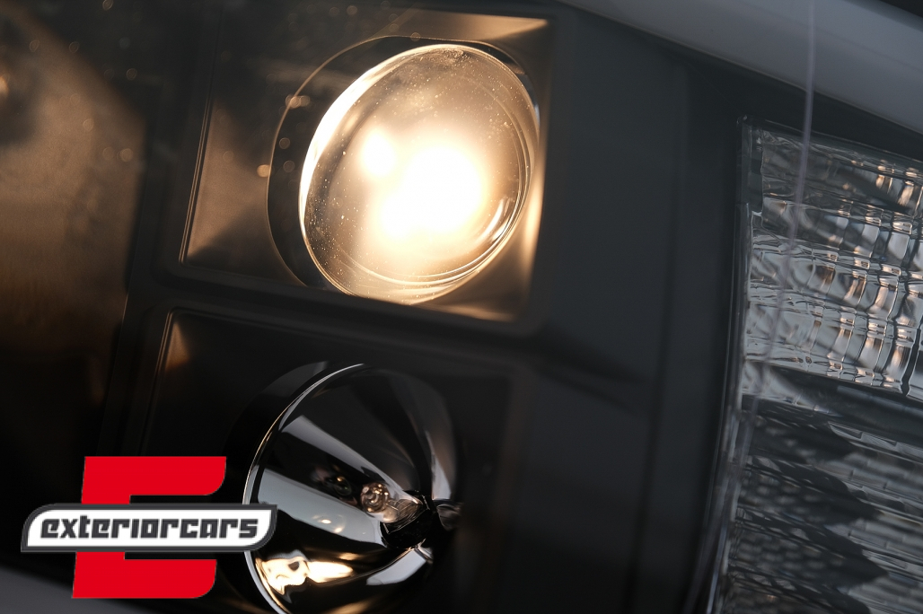 Prednja svjetla LED TubeLight (crna) / Dodge RAM (2009-2018) - Slika 7