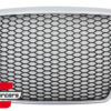 Prednja maska RS6 dizajn (crna/srebrna) / Audi A6 4F 4F2 C6 (2004-2011) - Slika 2