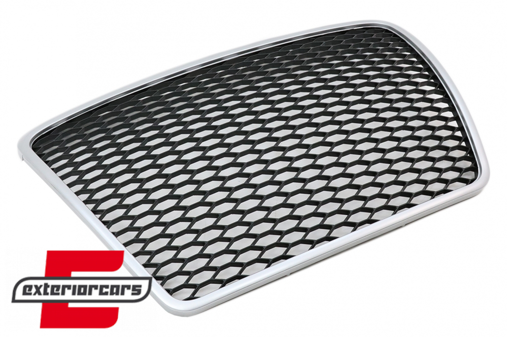 Prednja maska RS6 dizajn (crna/srebrna) / Audi A6 4F 4F2 C6 (2004-2011) - Slika 3