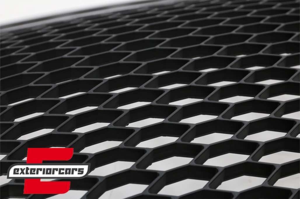 Prednja maska RS6 dizajn (crna/srebrna) / Audi A6 4F 4F2 C6 (2004-2011) - Slika 4