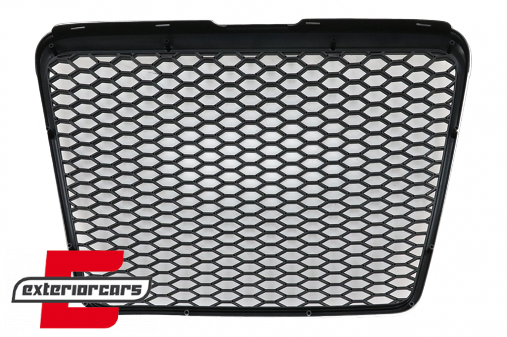 Prednja maska RS6 dizajn (crna/srebrna) / Audi A6 4F 4F2 C6 (2004-2011) - Slika 5
