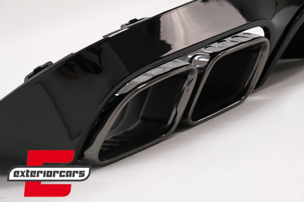 Difuzor zraka & nastavci auspuha E63 AMG Night paket dizajn / Mercedes E-klasa C238 A238 AMG Sport Line Coupe Cabrio (2016-2023) - Slika 6