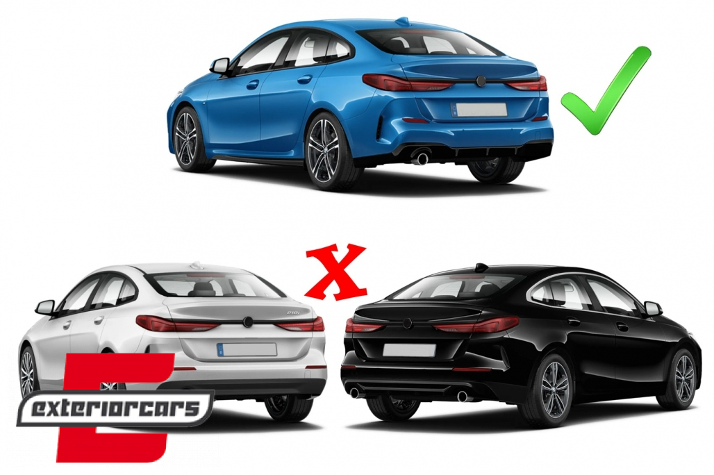 Difuzor zraka & nastavci auspuha M235i dizajn (chrome) / BMW serije 2 F44 Gran Coupe (2020-2024) - Slika 11