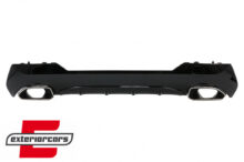 Difuzor zraka & nastavci auspuha M440i dizajn (chrome) / BMW serije 4 G22 G23 M Sport (2020-)
