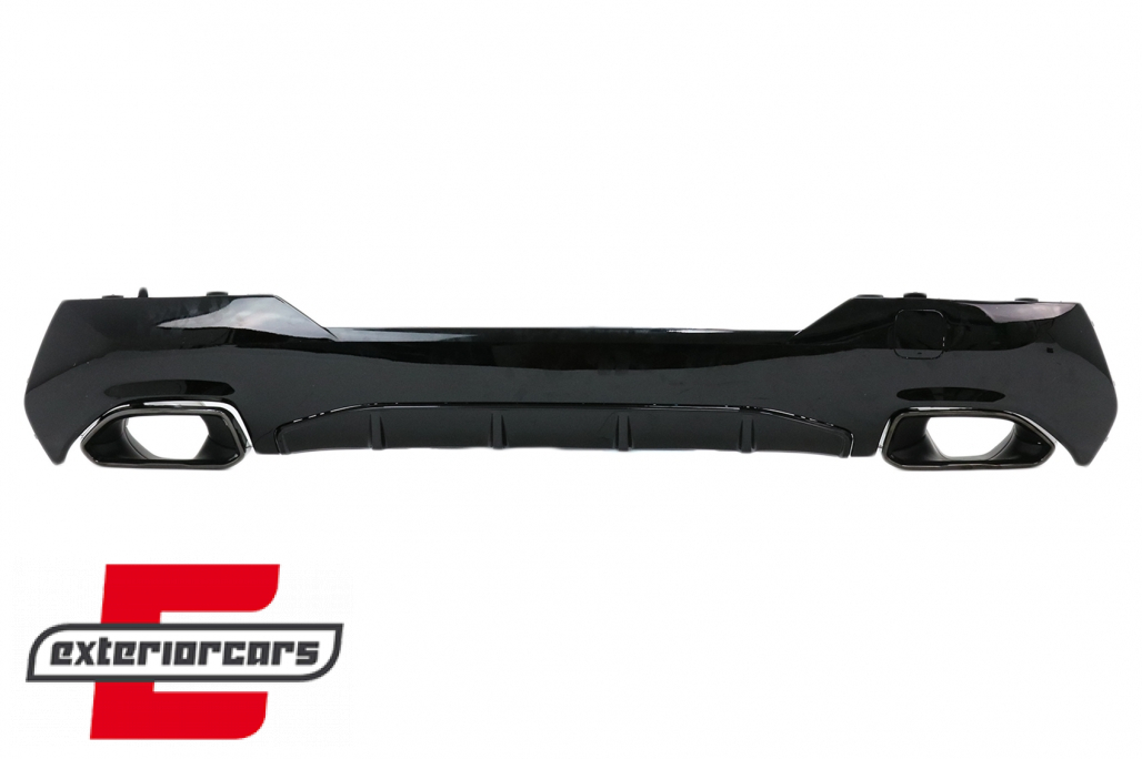 Difuzor zraka & nastavci auspuha M440i dizajn (crna) / BMW serije 4 G22 G23 M Sport (2020-)