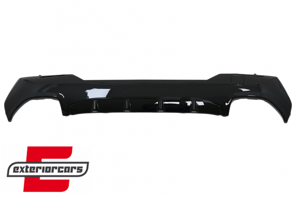 Difuzor zraka & nastavci auspuha M440i dizajn (crna) / BMW serije 4 G22 G23 M Sport (2020-) - Slika 2