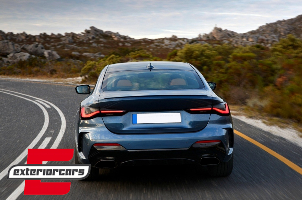 Difuzor zraka & nastavci auspuha M440i dizajn (crna) / BMW serije 4 G22 G23 M Sport (2020-) - Slika 9