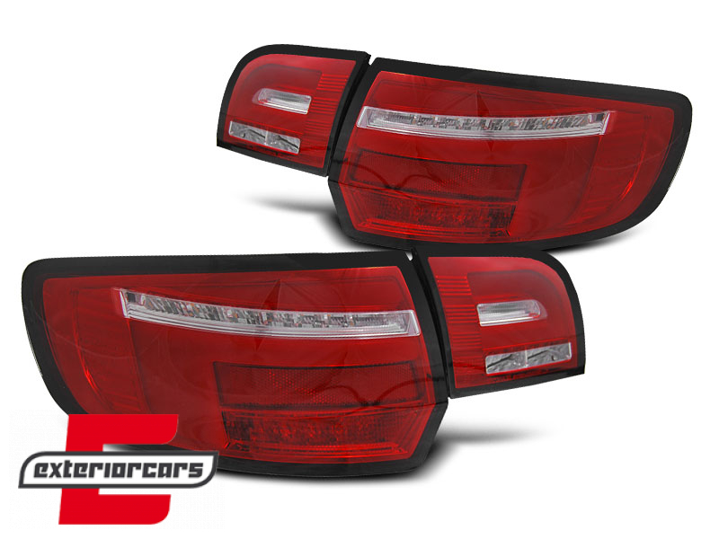Full LED stražnja svjetla SEQ žmigavci (crvena/kristal) / AUDI A3 8P Sportback (2008-2012) 5 vrata - Slika 2