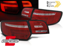 Full LED stražnja svjetla SEQ žmigavci (crvena/kristal) / AUDI A3 8P Sportback (2008-2012) 5 vrata
