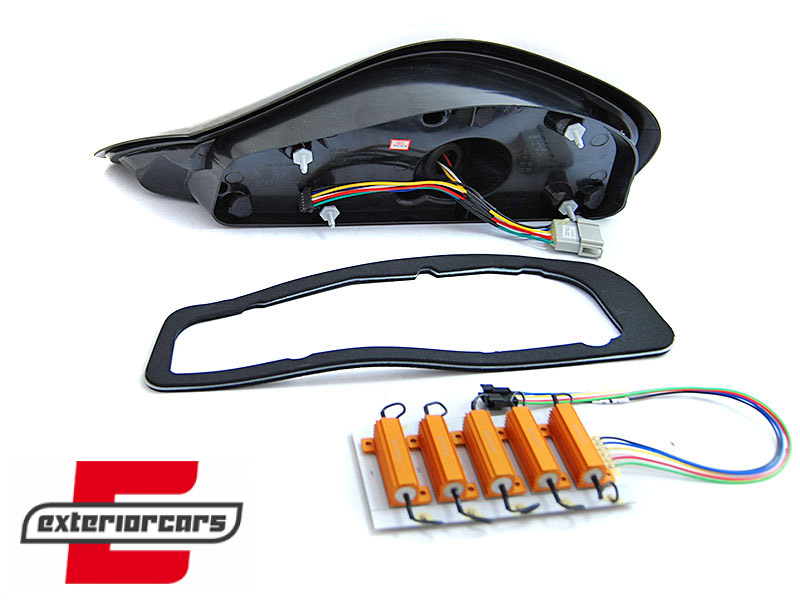 Full LED stražnja svjetla SEQ žmigavci (crna) / Porsche Boxster 986 (1996-2004) - Slika 4
