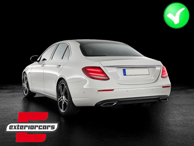 Difuzor zraka & nastavci auspuha E63 AMG dizajn (crna) / Mercedes E-klasa W213 S213 Standard (2016-2019) - Slika 12