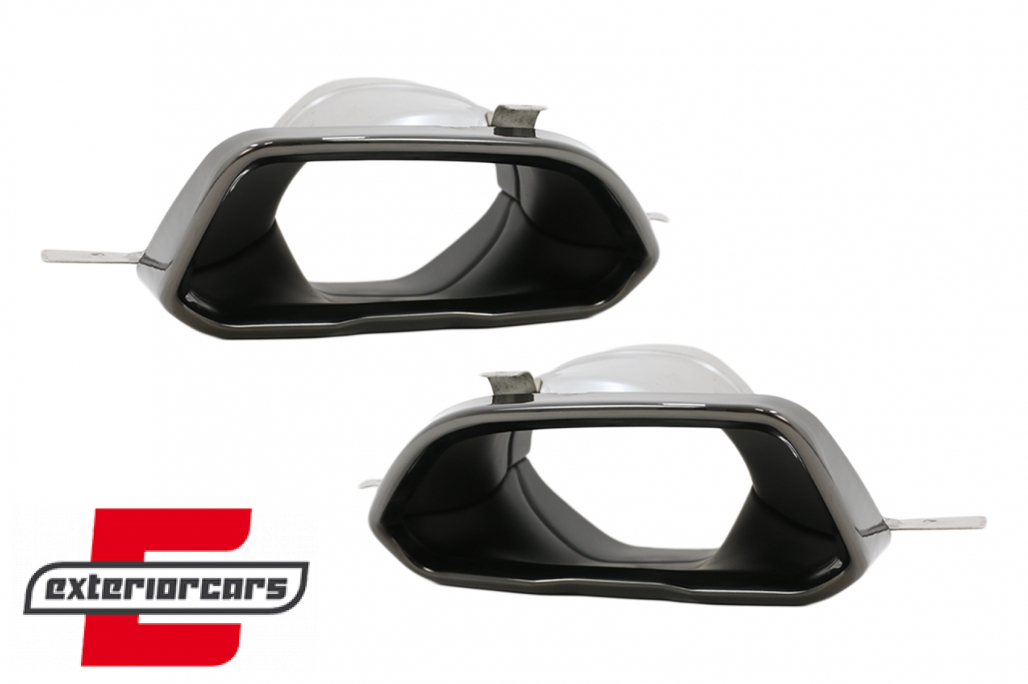 Difuzor zraka & nastavci auspuha M340i M look (piano crna/carbon) / BMW serije 3 G20 G28 limuzina G21 karavan (2019-06.2022) - Slika 2