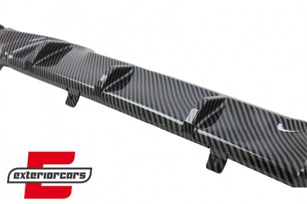 Difuzor zraka & nastavci auspuha M340i M look (piano crna/carbon) / BMW serije 3 G20 G28 limuzina G21 karavan (2019-06.2022) - Slika 5