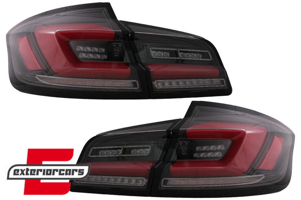 Full LED stražnja svjetla SEQ žmigavci (crna) / BMW serije 5 F10 (2010-2017) limuzina - Slika 2
