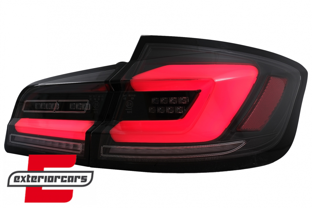 Full LED stražnja svjetla SEQ žmigavci (crna) / BMW serije 5 F10 (2010-2017) limuzina - Slika 16