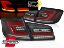 Full LED stražnja svjetla SEQ žmigavci (crna) / BMW serije 5 F10 (2010-2017) limuzina