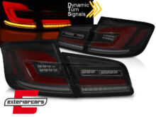 Full LED stražnja svjetla SEQ žmigavci (crna/smoke) / BMW serije 5 F10 (2010-2017) limuzina