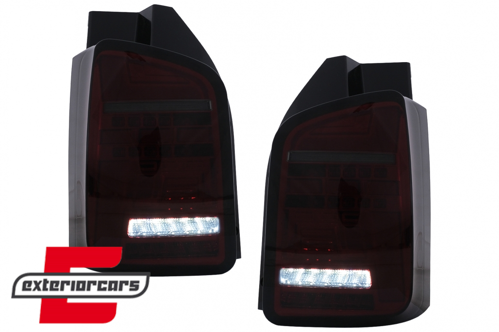 Full LED stražnja svjetla SEQ žmigavci (crvena/smoke) / Volkswagen T5.1 (2010-2015) - Slika 14