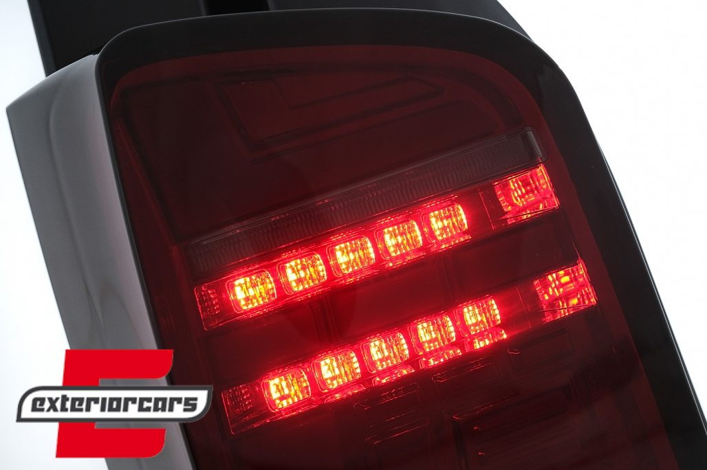 Full LED stražnja svjetla SEQ žmigavci (crvena/smoke) / Volkswagen T5.1 (2010-2015) - Slika 4