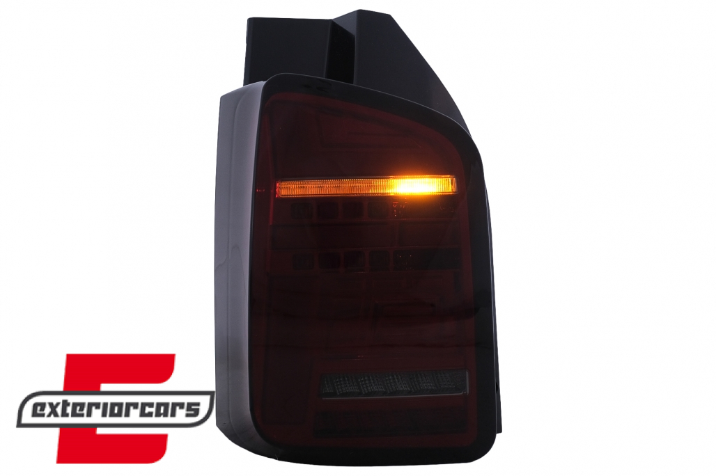 Full LED stražnja svjetla SEQ žmigavci (crvena/smoke) / Volkswagen T5.1 (2010-2015) - Slika 6