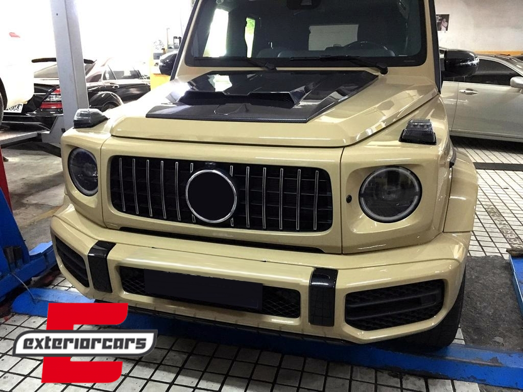 Poklopac motora - dodatak (suha karbonska vlakna) / Mercedes G-klasa W463 Facelift (2018-2022) - Slika 13