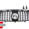 Prednja maska GT-R Panamericana dizajn (piano crna) / Mercedes GLA H247 AMG line (2020-)