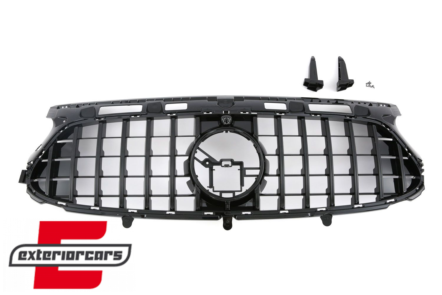 Prednja maska GT-R Panamericana dizajn (piano crna) / Mercedes GLA H247 AMG line (2020-)