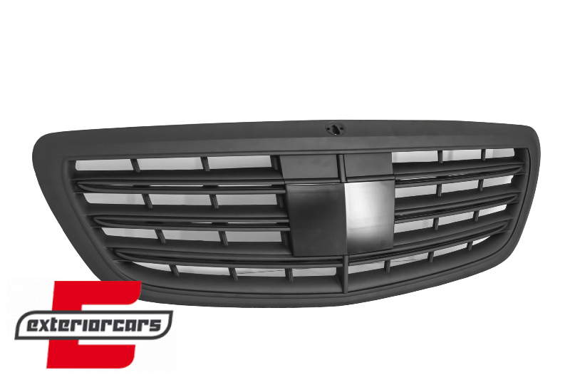 Prednja maska S63 AMG dizajn Night Vision (mat crna) / Mercedes S-klasa W222 (2014-08.2020) - Slika 2