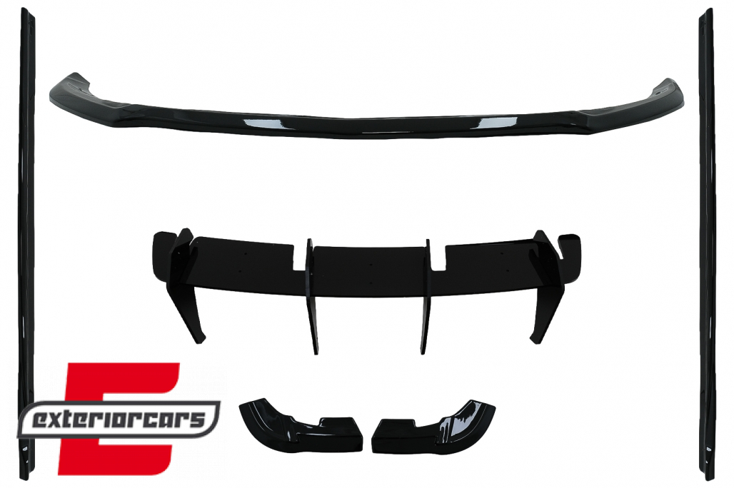 Bodykit AERO dizajn (piano crna) / Mercedes A-klasa W176 Sport Line (2015-2018)