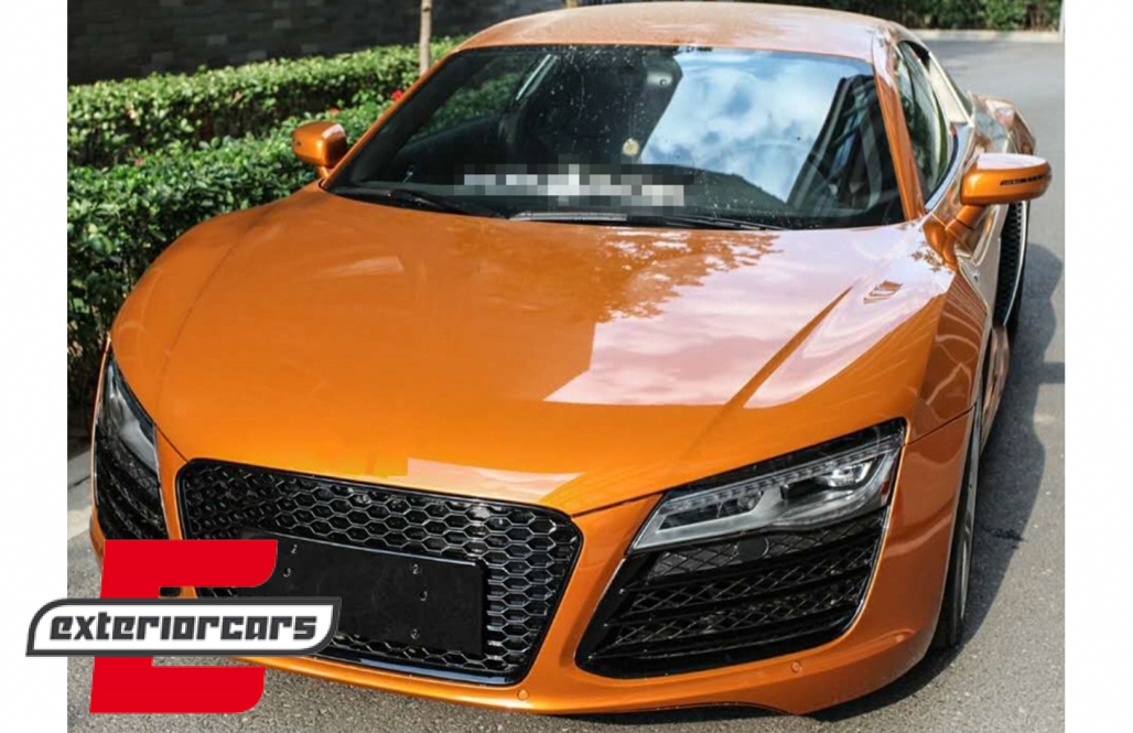 Prednja maska RS8 dizajn (piano crna/crvena) / Audi R8 Facelift (2013-2015) - Slika 6