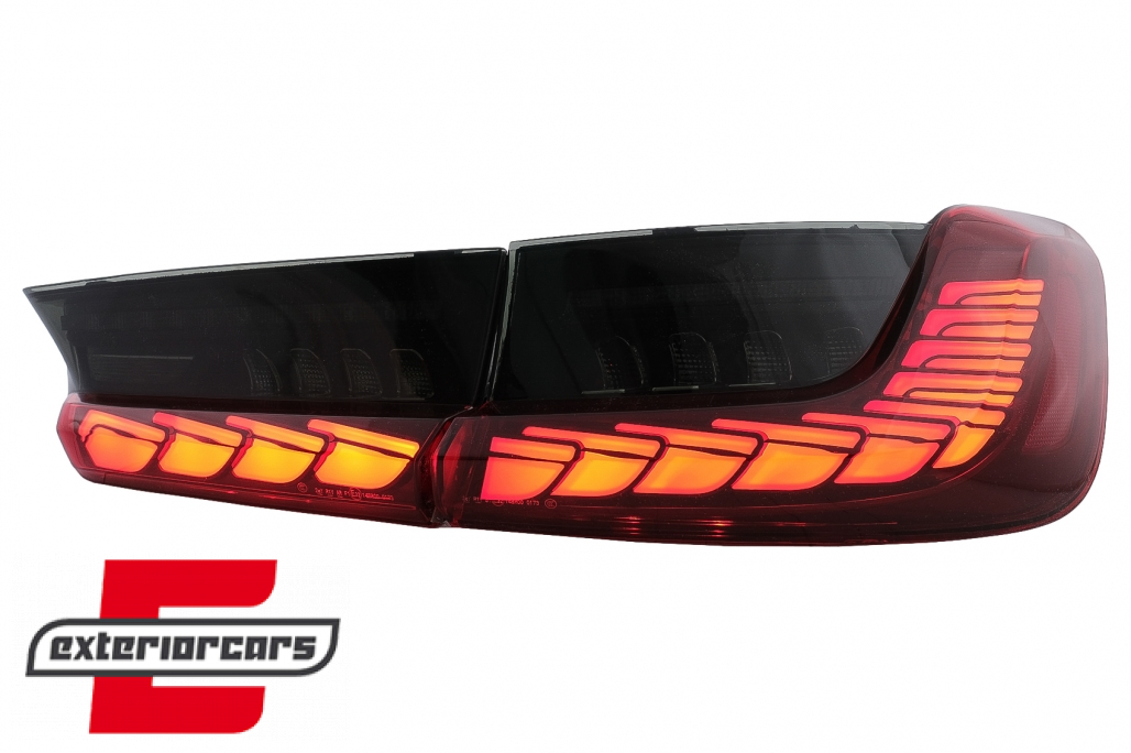 OLED full LED stražnja svjetla SEQ žmigavci (crvena) / BMW serije 3 G20 G28 M3 G80 limuzina (2018-2022) - Slika 3