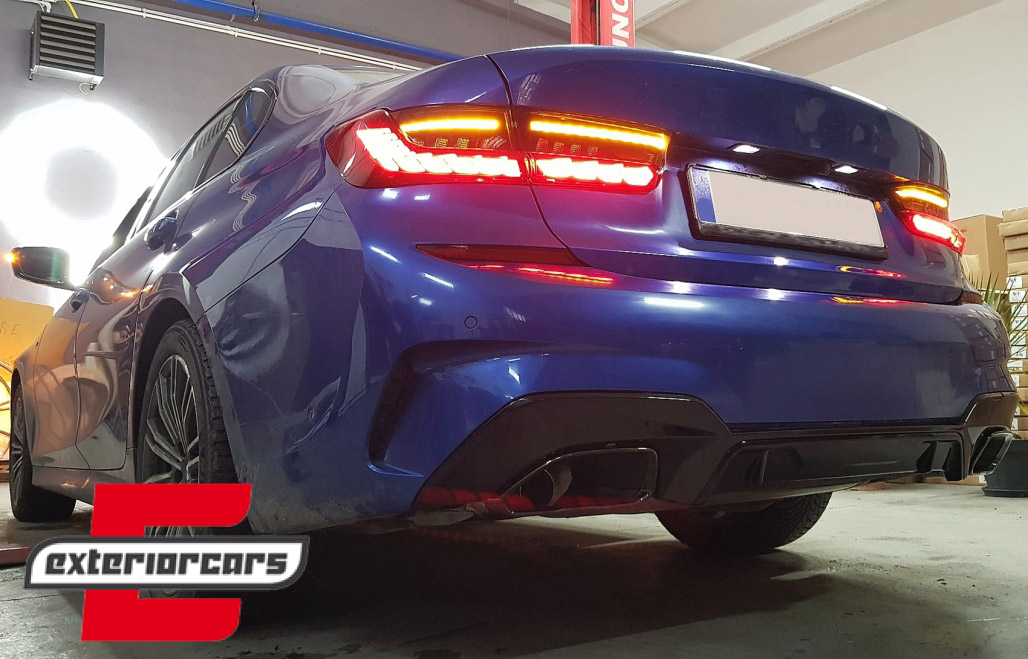 OLED full LED stražnja svjetla SEQ žmigavci (crvena) / BMW serije 3 G20 G28 M3 G80 limuzina (2018-2022) - Slika 28