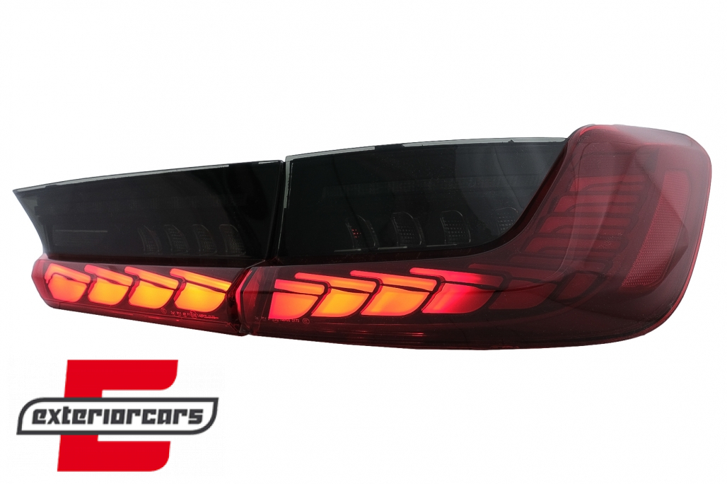 OLED full LED stražnja svjetla SEQ žmigavci (crvena) / BMW serije 3 G20 G28 M3 G80 limuzina (2018-2022) - Slika 4