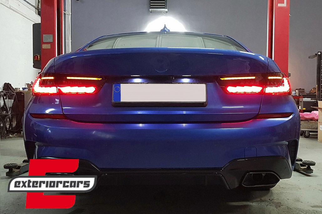 OLED full LED stražnja svjetla SEQ žmigavci (crvena) / BMW serije 3 G20 G28 M3 G80 limuzina (2018-2022) - Slika 30