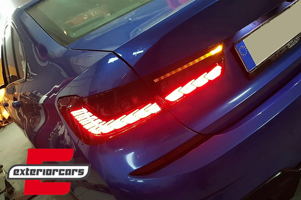 OLED full LED stražnja svjetla SEQ žmigavci (crvena) / BMW serije 3 G20 G28 M3 G80 limuzina (2018-2022) - Slika 31