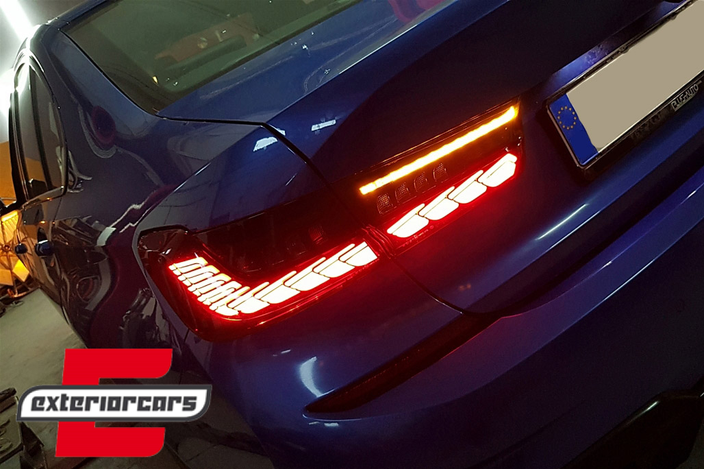 OLED full LED stražnja svjetla SEQ žmigavci (crvena) / BMW serije 3 G20 G28 M3 G80 limuzina (2018-2022) - Slika 32