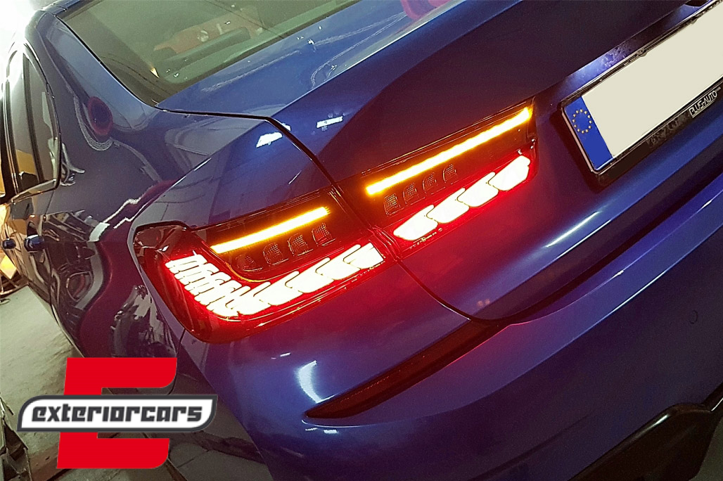 OLED full LED stražnja svjetla SEQ žmigavci (crvena) / BMW serije 3 G20 G28 M3 G80 limuzina (2018-2022) - Slika 33