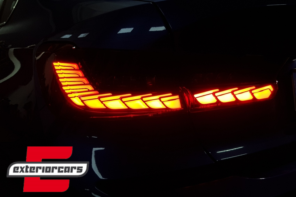 OLED full LED stražnja svjetla SEQ žmigavci (crvena) / BMW serije 3 G20 G28 M3 G80 limuzina (2018-2022) - Slika 34