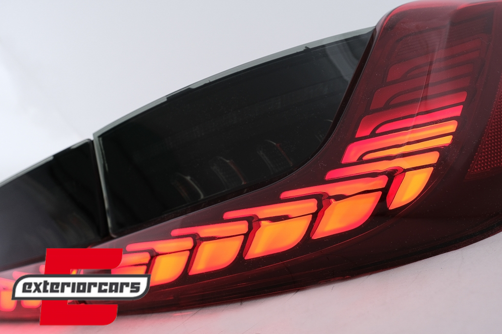 OLED full LED stražnja svjetla SEQ žmigavci (crvena) / BMW serije 3 G20 G28 M3 G80 limuzina (2018-2022) - Slika 6