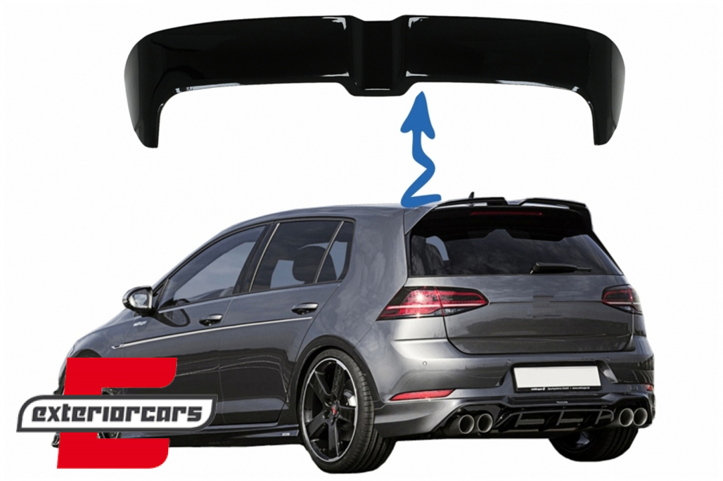 Krovni spojler GTI OETT dizajn (piano crna) / VW Golf 7 VII (2012-2017)