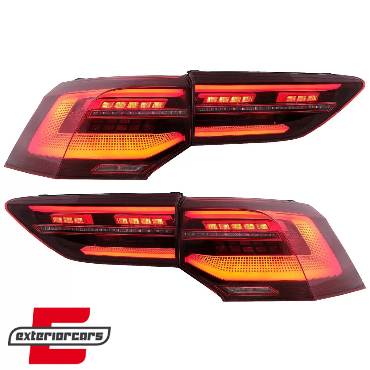 Full LED stražnja svjetla SEQ žmigavci (crvena) / VW Golf VIII Hatchback Mk8 MQB (2020-2024) - Slika 2