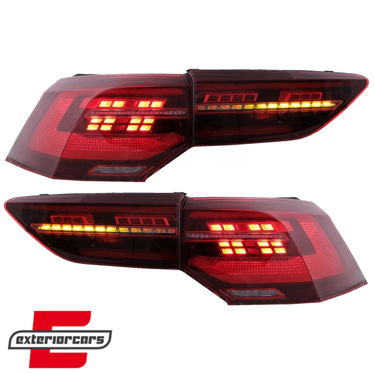 Full LED stražnja svjetla SEQ žmigavci (crvena) / VW Golf VIII Hatchback Mk8 MQB (2020-2024) - Slika 12