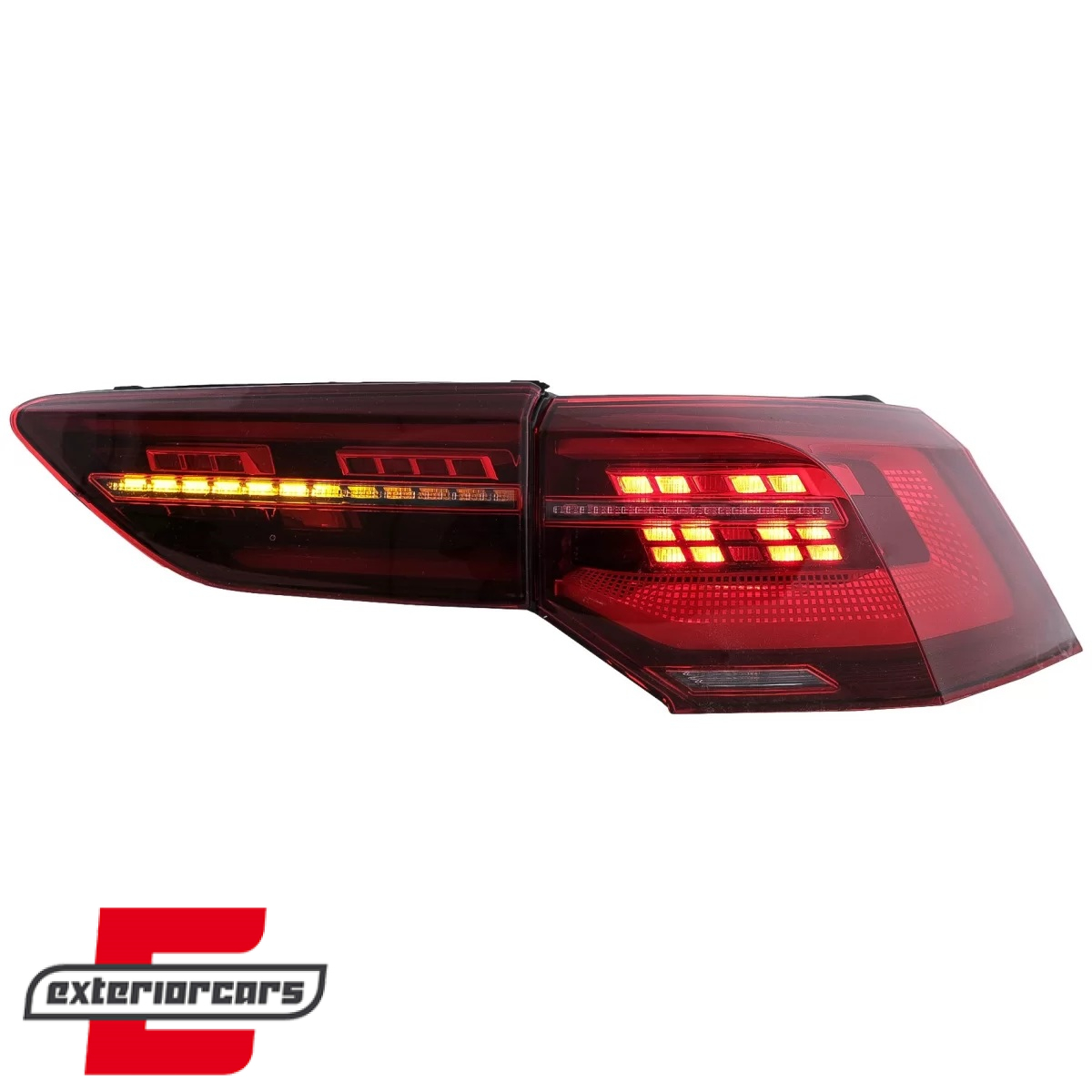 Full LED stražnja svjetla SEQ žmigavci (crvena) / VW Golf VIII Hatchback Mk8 MQB (2020-2024) - Slika 13
