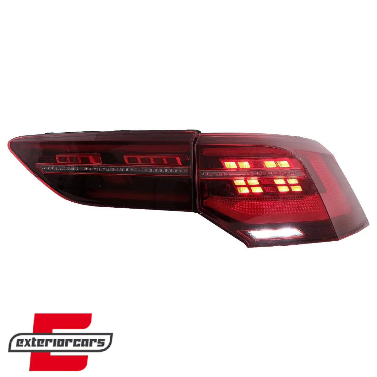 Full LED stražnja svjetla SEQ žmigavci (crvena) / VW Golf VIII Hatchback Mk8 MQB (2020-2024) - Slika 14