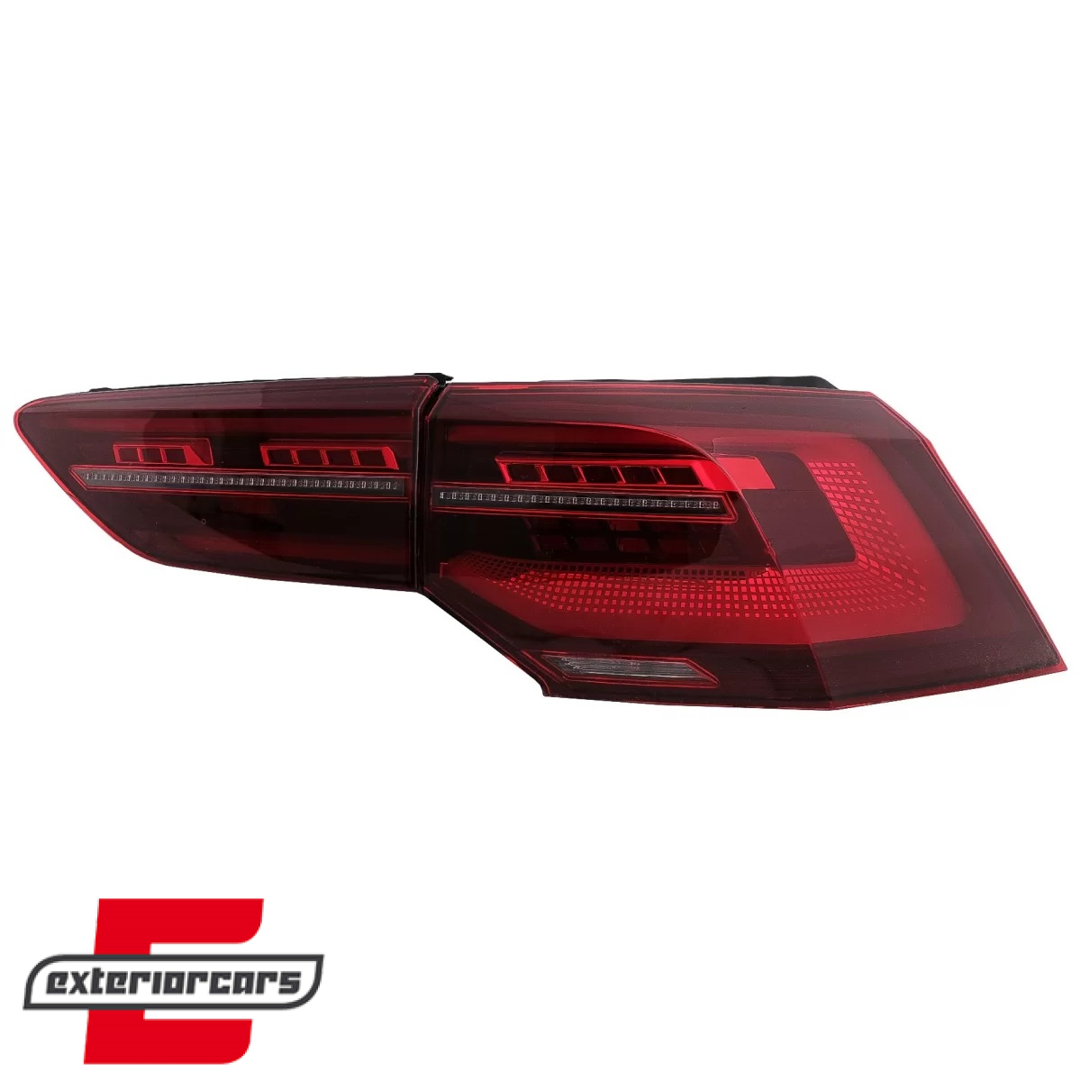 Full LED stražnja svjetla SEQ žmigavci (crvena) / VW Golf VIII Hatchback Mk8 MQB (2020-2024) - Slika 16