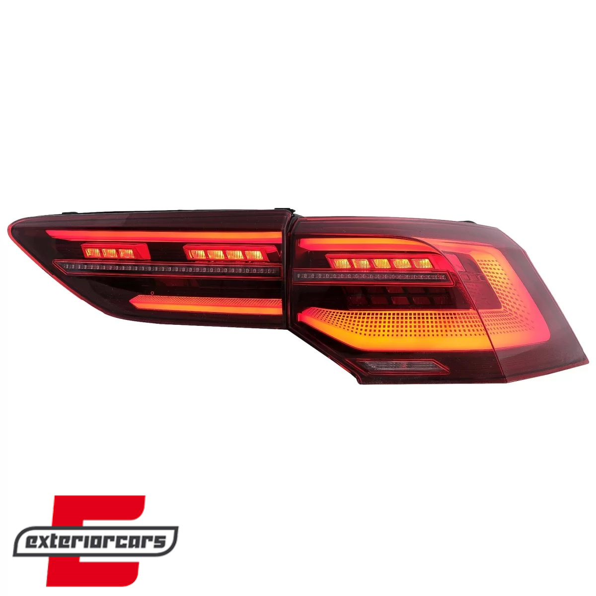 Full LED stražnja svjetla SEQ žmigavci (crvena) / VW Golf VIII Hatchback Mk8 MQB (2020-2024) - Slika 3