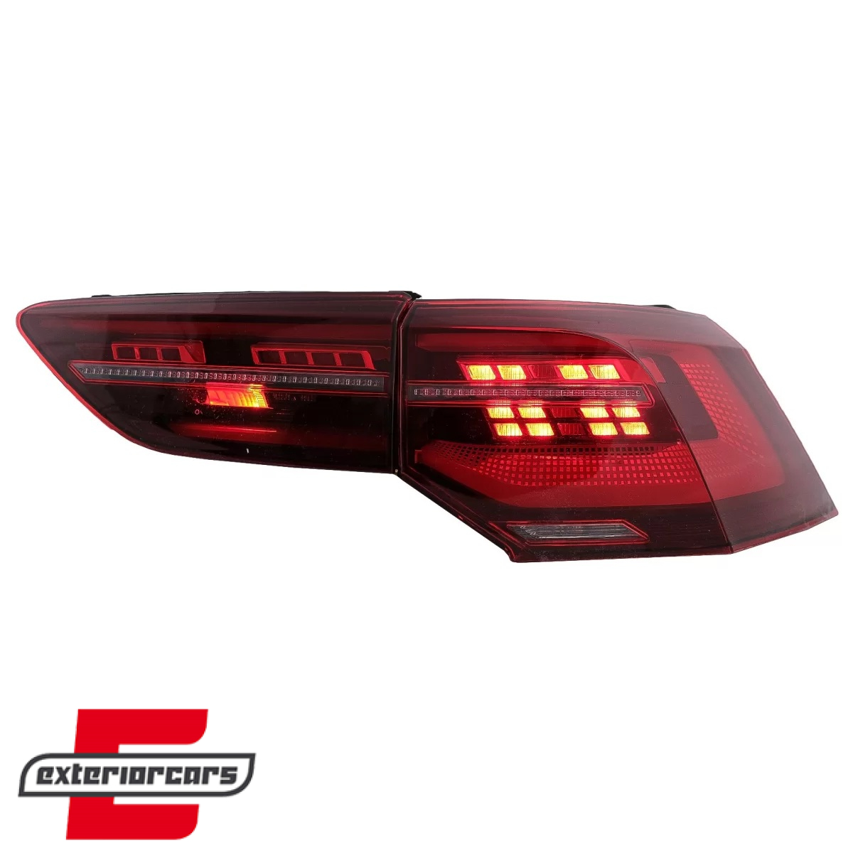 Full LED stražnja svjetla SEQ žmigavci (crvena) / VW Golf VIII Hatchback Mk8 MQB (2020-2024) - Slika 7