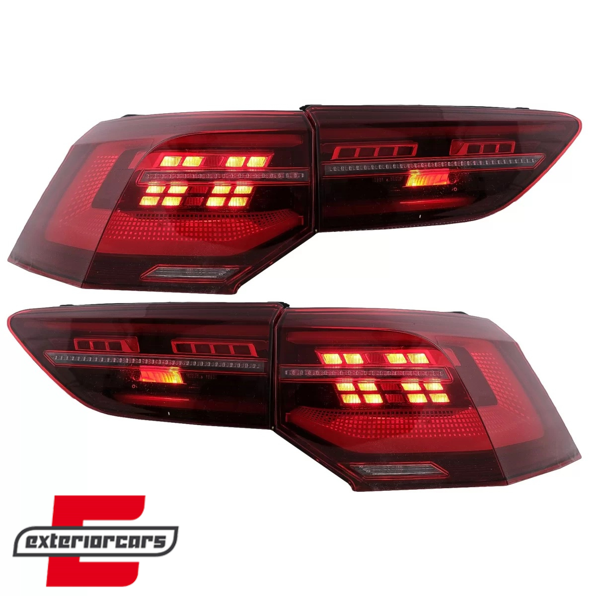 Full LED stražnja svjetla SEQ žmigavci (crvena) / VW Golf VIII Hatchback Mk8 MQB (2020-2024) - Slika 8